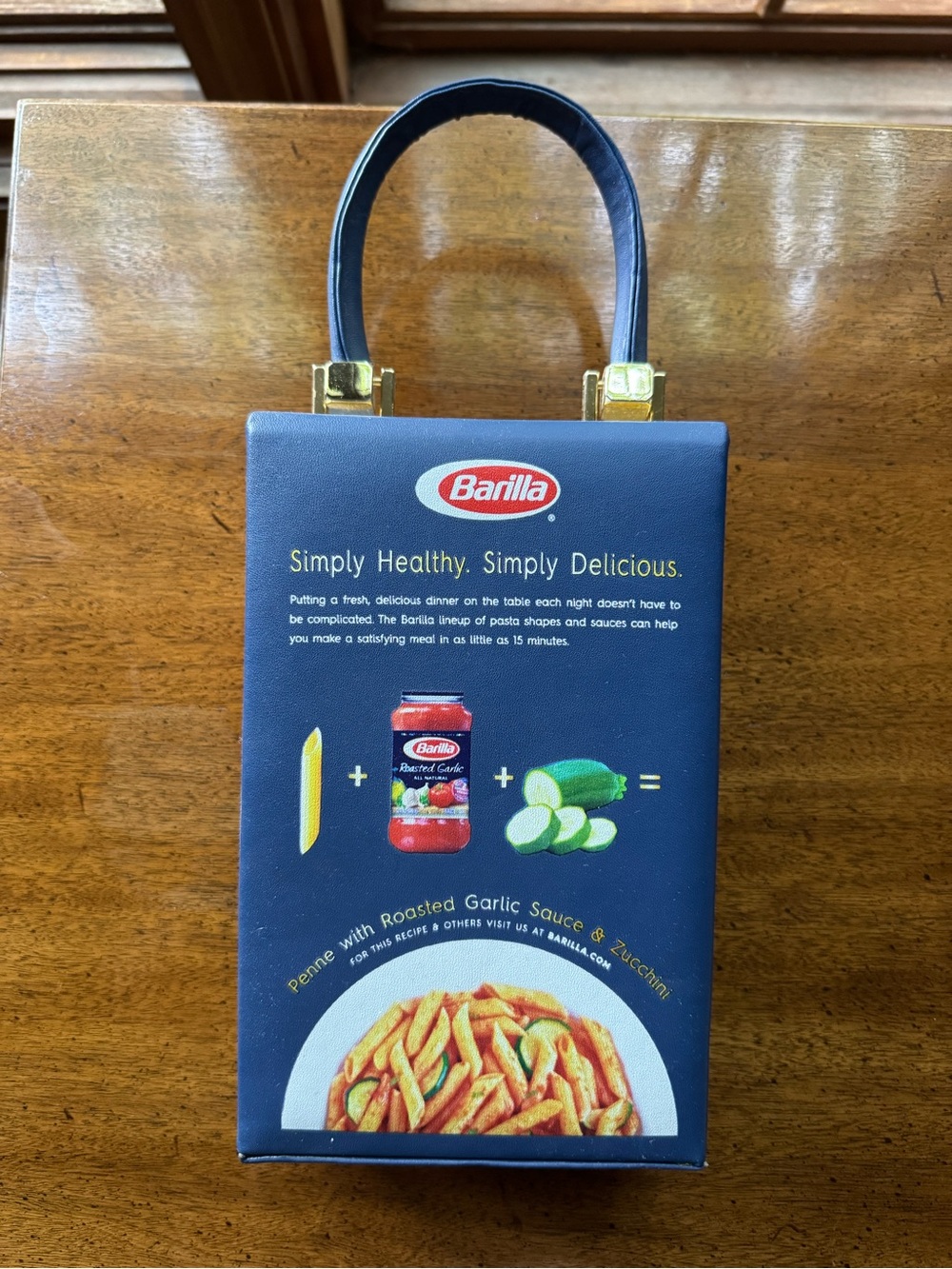 Nik Bentel first edition Barilla pasta bag 1 of 100 Leather purse Rare with box - Picture 5 of 9